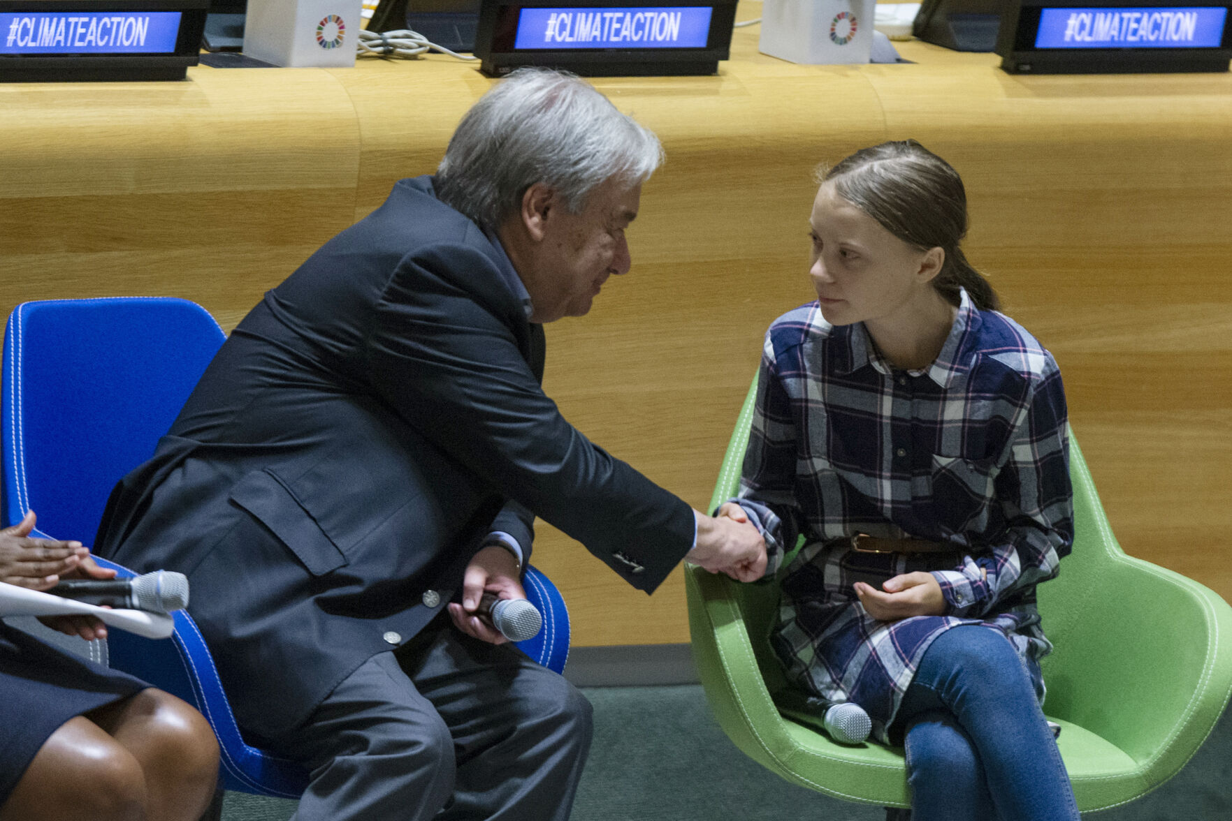 APTOPIX United Nations Youth Climate Summit